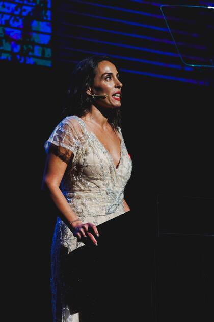 Laura Favaloro, sobrina nieta de René en la gala