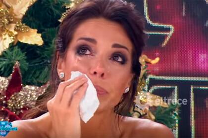 Laura Fidalgo, a puro llanto, en la semifinal del Súper Bailando
