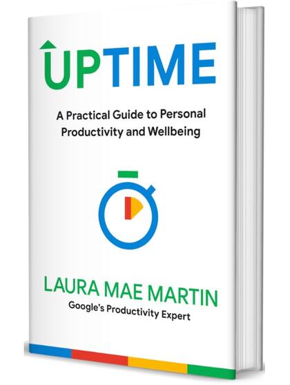 Laura Mae Martin acaba de publicar "Uptime, una guía práctica para la productividad personal y el bienestar"