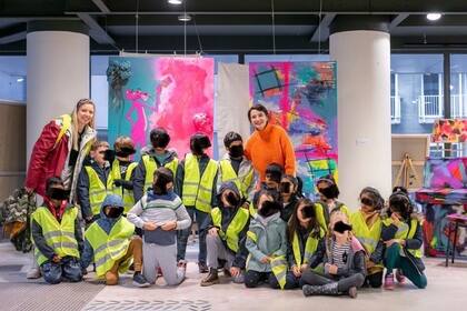 Laura Notari dejó su carrera de contadora para dedicarse al arte