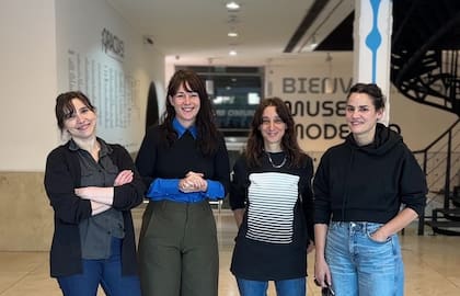 Laura Paredes, Elisa Carricajo, Valeria Correa y Pilar Gamboa, en el Moderno