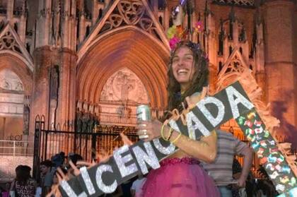 Laura regresó a la Argentina para estudiar.