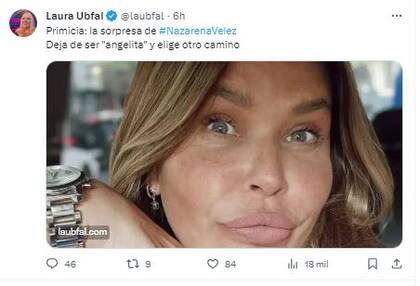 Laura Ubfal contó la primicia de la ida de Nazarena Vélez de LAM