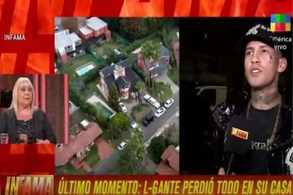 Laura Ubfal contó que la casa de L-Gante en Canning sufrió un incendio y habría perdido todo