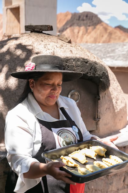 Laura Vilte es cocinera de Huichaira