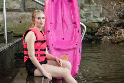 Lauren O'Neill es amante del kayak