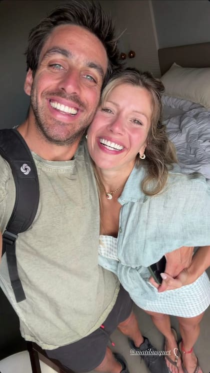 Laurita Fernández junto a su nuevo novio, Matías Busquet