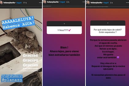 Laurita Fernández respondió algunas preguntas en su Instagram y contó los motivos de su regreso a la cuarentena en soledad