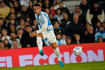 Lautaro Martínez fue titular en la selección argentina en el duelo vs. Chile y repetiría el martes