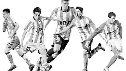 Lautaro Martínez, Maxi Moralez, Rodrigo de Paul, Luciano Vietto y valentín Viola, algunas de las proyecciones juveniles de la Academia