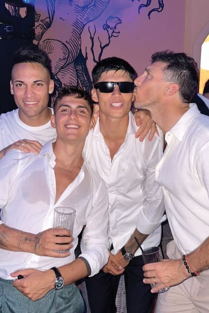 Lautaro Martínez, Paulo Dybala, Tucu Correa y Pico Mónaco.