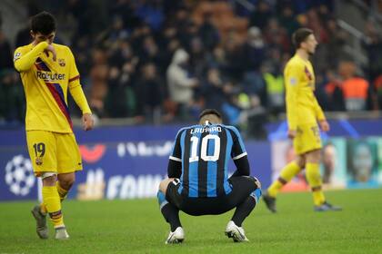 Lautaro, sin consuelo después de la derrota