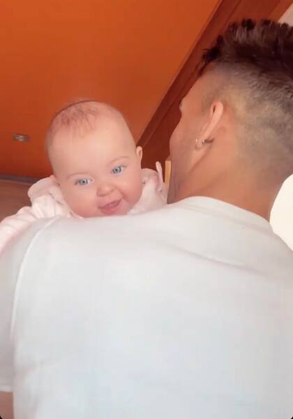 Lautaro y el reencuentro con su hija Nina