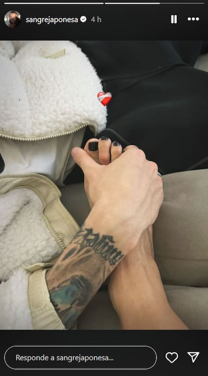 Lauty Gram acompañó a la China Suárez en su difícil momento (Foto: Instagram @sangrejaponesa)