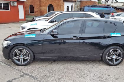 El BMW blindado secuestrado por la Policía Federal
