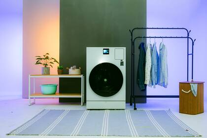 Lavasecarropas Bespoke AI Blanco de Samsung.