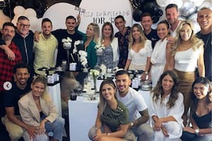 Lavezzi e Icardi estuvieron en el cumpleaños de la mujer de Di María