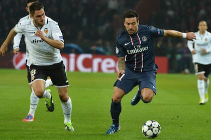 Ezequiel Lavezzi, otro de los argentinos que pasaron por PSG en la última década