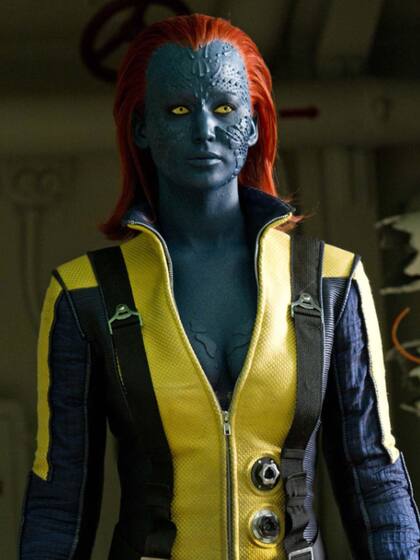 Lawrence interpretó a una versión "buena" de Mystique en X-Men: Primera Generación (2011), Días del Futuro Pasado (2014), Apocalipsis (2016) y Fénix Oscura (2019)
