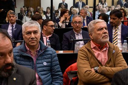 Lázaro Báez y Julio De Vido, atrás Cristina Kirchner