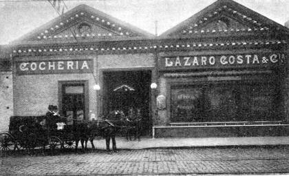 Lázaro Costa comenzó en La Rioja 280. Su local de esa calle, a pocas cuadras de plaza Once, era muy importante.