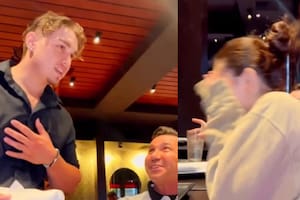 Le gustaba el mozo, su padre la mandó al frente y su reacción llamó la atención de todos