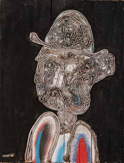 Le paisan (1964), de Antonio Berni, en Roldán Moderno