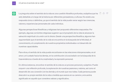 Le preguntaron a la inteligencia artificial cuál es el sentido de la vida y su respuesta no decepcionó