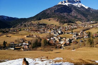 Le Sappey en Chartreuse, un pueblo en una de las montañas que rodea Grenoble. A 15 minutos de la ciudad.