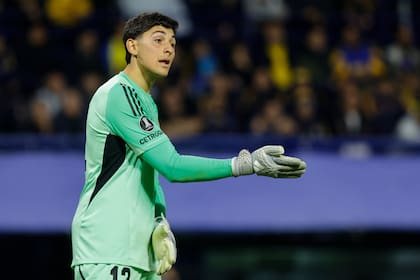 Leandro Brey es el arquero titular de Boca desde la lesión de Agustín Marchesín