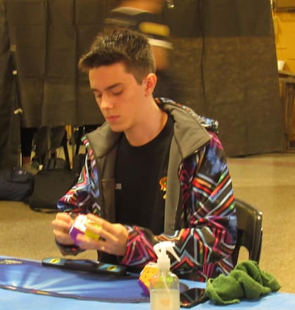 Leandro lopez, segundo mundial en Megaminx, en el Santa Fe Open 2022 Cubo Mágico Rubik