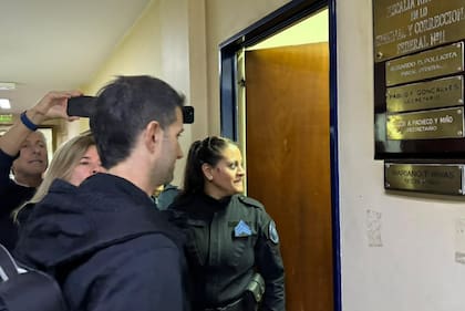 Leandro Miano, en los tribunales de Comodoro Py