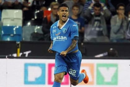 Leandro Paredes festeja su gol ante Udinese
