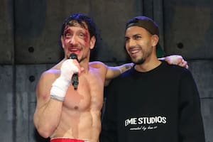 Leandro Paredes fue a ver Rocky, la obra protagonizada por Nicolás Vázquez