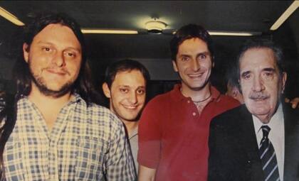 Leandro Santoro, Maximiliano Pullaro y Raúl Alfonsín