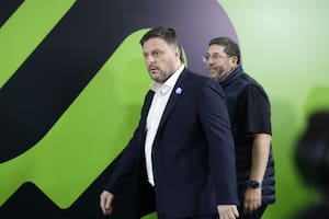 Leandro Santoro y el estratega del PJ porteño Juan Manuel Olmos