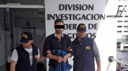 Leandro Santos fue detenido ayer en Núñez