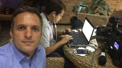 Leandro Stoliar, uno de los periodistas brasileños en Venezuela