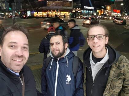 Leandro Swietarski, Alejandro Brunacci y Flavio Fumagalli, los fundadores de la BAFF