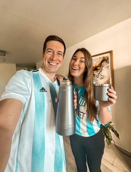 Leandro y Ailén emigraron desde Buenos Aires en busca de una nueva vida (Foto: Gentileza)