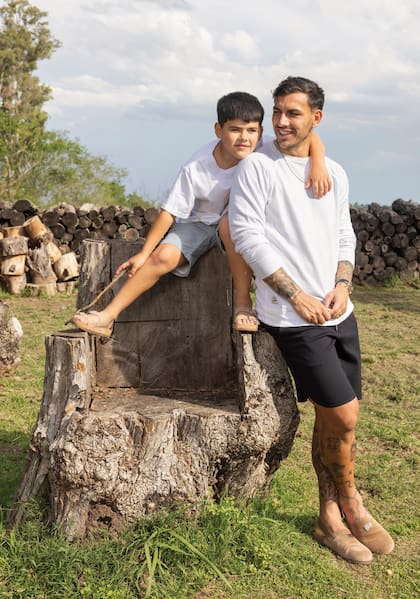 Leandro y Giovanni acaban de debutar como modelos de la marca de ropa infantil Rum Rum. “Fue muy divertido posar juntos”, afirman