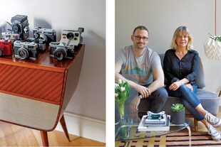 Leandro y Laura Gonzalo, amiga y home stager que colaboró en detalles de la decoración