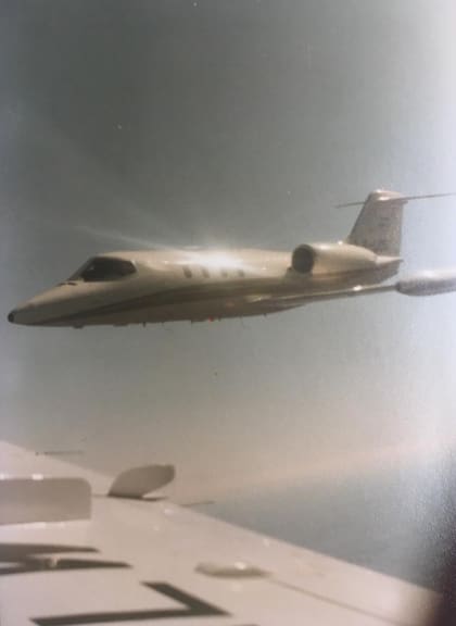 Learjet en misión