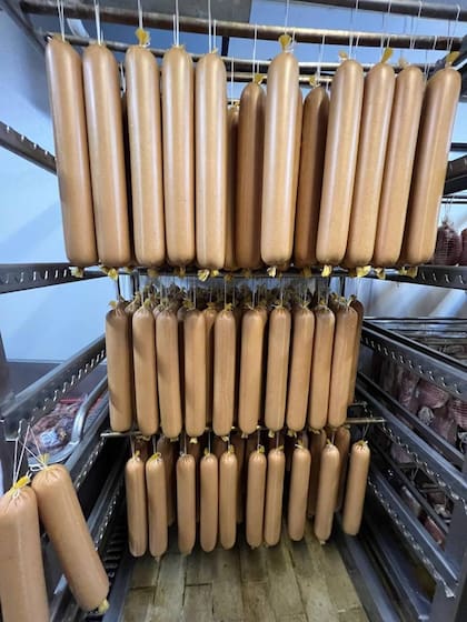 Leberwurst (paté) en sus diferentes variedades: tradicional, ahumado y con champignones.