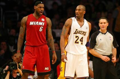 LeBron James y Kobe Bryant también fueron rivales
