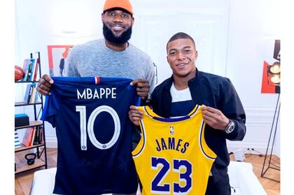 LeBron y Mbappé.