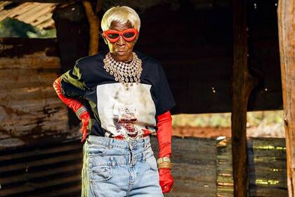 El atuendo favorito de Margret Chola.