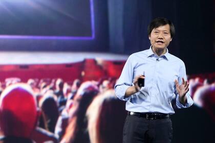 Lei Jun, CEO de Xiaomi, en una conferencia en mayo último