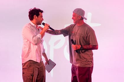 Lele Cristóbal y Fernando Dente.