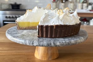 Lemon pie con base de cacao de Natalia Penchas